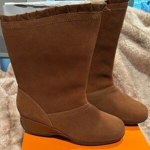 SPORTO Abbey Leather Waterproof boots size 9 in chestnut brown